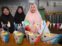 Sego Kuning Kapal, Kuliner Unik di Acara Padusan Desa Tlogopojok Gresik