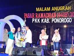 Tim Penggerak PKK Kabupaten Ponorogo Gelar Malam Anugerah Pasar Ramadan