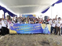Ratusan Relawan di Ponorogo Dukung Sandiaga Uno Maju Pilpres 2024