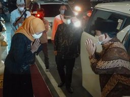 Kunjungi Khofifah Usai Bertemu Ulama, Prabowo: Gubernur Jatim Sahabat Saya