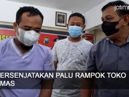 Video: Bersenjatakan Palu Rampok Toko Emas