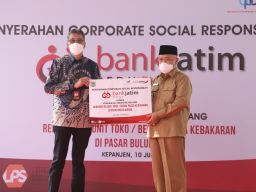 Bank Jatim Bantu Renovasi Pasar Bululawang Melalui Program CSR