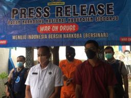 Pengedar di Sidoarjo Diringkus, 3,6 Kilogram Ganja Diamankan