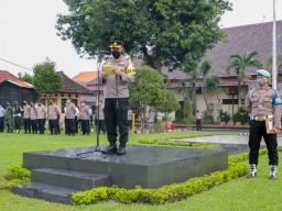 Kapolres Jombang Pimpin Apel Gelar Pasukan Operasi Patuh Semeru 2022