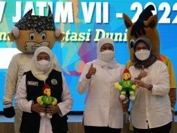 Gubernur Khofifah Launching Maskot Porprov Jatim 2022