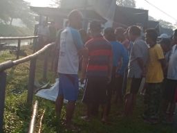 Mayat Bertato Ditemukan Mengambang di Kali Molek Sumberpucung Malang