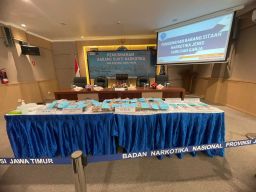 BNNP Jatim Musnahkan Belasan Kilogram Narkoba Hasil Ungkap Selama 2 Bulan