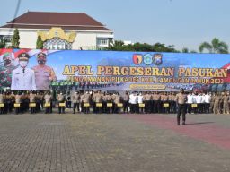 873 Personel Gabungan Siap Amankan Pilkades Serentak di Lamongan