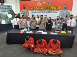 Curi 4 Motor di Osowilangun Surabaya, Tiga Bandit Penikmat Miras Diringkus