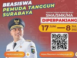 Pendaftaran Beasiswa Pemuda Tangguh Surabaya Diperpanjang hingga 8 Juli 2022