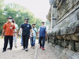 Mas Dhito Bakal Bikin Candi Tegowangi Kediri Lebih Terang