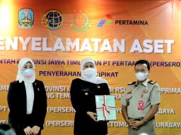 Khofifah Selamatkan Tiga Aset Pemprov Jatim Senilai Rp 1,068 Triliun
