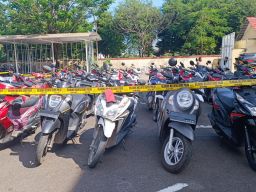 Ratusan Motor Hasil Curian Disita Polda Jatim, Milik Anda? Ini Syarat Ambilnya