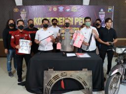 Dua Pencuri Besi Pedestarian di Kota Mojokerto Ternyata Sudah 42 Kali Beraksi
