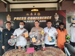 Preman Viral Pengancam Ibu dan Anak Warga Wagir Malang Ditangkap di Blitar