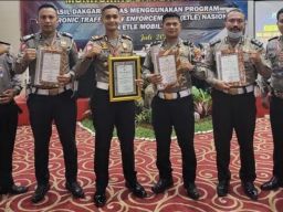 HUT Bhayangkara, Satlantas Polres Lamongan Sabet 4 Penghargaan