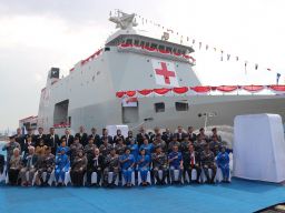 Kado HUT ke-77 RI, Kapal Bantu Rumah Sakit ke-2 TNI AL Resmi Diluncurkan