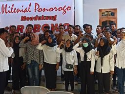 Dukungan Kaum Milenial di Ponorogo untuk Prabowo Maju Pilpres 2024