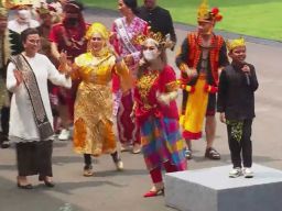 Penyanyi Cilik Banyuwangi Farel Prayoga Goyang Perayaan HUT RI di Istana Negara