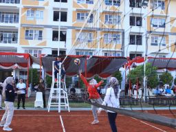 Turnamen Antar OPD, Pemkot Pasuruan Launching Lapangan Voli Rusunawa Tembokrejo