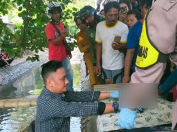 Mayat Bayi Ditemukan dalam Sungai, Warga Srono Banyuwangi Heboh