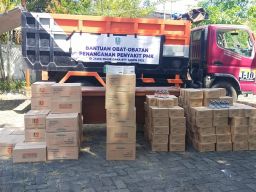 Disnakan Bojonegoro Terima Bantuan Obat Penanganan PMK