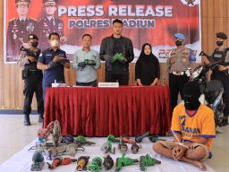 Jual Hasil Curian ke Polisi, Pembobol Bengkel Las di Madiun Dibui