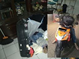 Rumah di Pondok Tjandra Sidoarjo Disatroni Maling, Motor hingga Pompa Air Raib