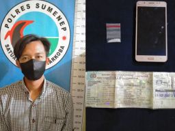 Dihadang Polisi, Pemuda di Sumenep Lemas saat Barang yang Disimpannya Ketahuan