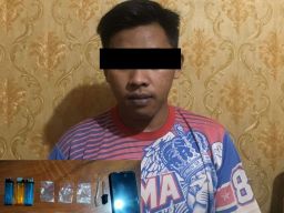 Warga Donomulyo Malang Terduga Pengedar Sabu Diringkus Polisi