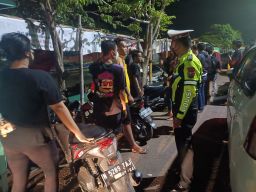 Polisi Sisir Balap Liar di Kota Pasuruan: Sita 40 Motor, Amankan Pemuda Mabuk