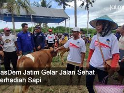 Video: NasDem Jatim Gelar Jalan Sehat Berhadiah Sapi  Sumber
