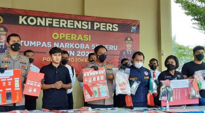 31 Tersangka Narkoba di Mojokerto Diamankan, Ini Peta Rawan Peredarannya