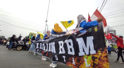 Ketua HMI Mojokerto Mengaku Dipukul Oknum Polisi saat Demo Tolak Kenaikan BBM