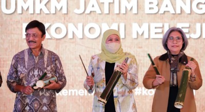 Khofifah Ingin UMKM Jatim Naik Kelas, Tersertifikasi hingga Terstandarkan