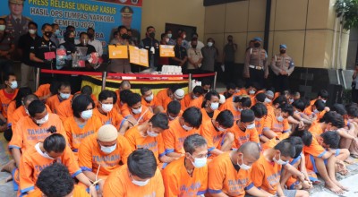 Bongkar 61 Kasus Narkoba dan Pil Koplo, Polresta Sidoarjo Tangkap 73 Orang