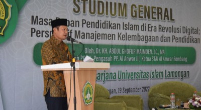 Gagasan Akademis Bupati Lamongan di Stadium General Pascasarjana Unisla