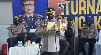 Ratusan Pesilat Tarung di Ajang Kapolres Lamongan Cup, Pemenang Dikirim ke Polda