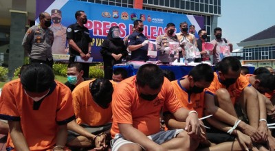 48 Orang Ditangkap Selama Operasi Tumpas Narkoba 2022 di Gresik