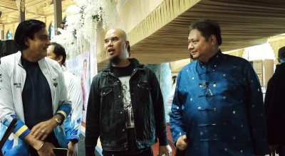 Kejurnas Wushu Piala Presiden 2022, Ahmad Dhani dan Airlangga Hartanto