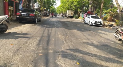 Jalan Protokol Dalam Kota Rusak dan Bergelombang Dikeluhkan Warga