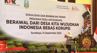 KPK Gembleng 300 Kepala Desa di Jatim tentang Wawasan Anti-Korupsi