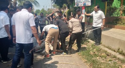 ODGJ Bawa Celurit Ancam Warga Ditembak Polisi