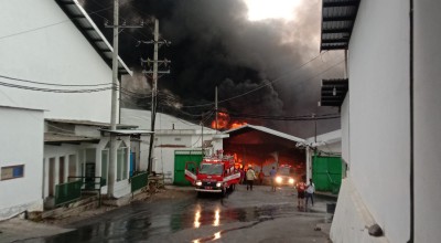 Pabrik Kertas di Kabupaten Malang Terbakar, Begini Penampakannya