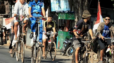 Kemeriahan Parade Sepeda Tua, Ribuan Onthelis Kunjungi Kota Pasuruan