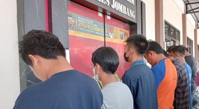 Polisi Amankan 8 Pesilat yang Keroyok Warga Kabuh Jombang, 1 Orang Tersangka