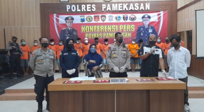 Terlibat Penyalahgunaan Narkoba di Pamekasan, 18 Orang Ditangkap