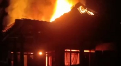 Rumah Warga Pamekasan Terbakar, Api Diduga dari Korsleting Listrik