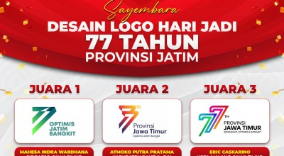 Top! Warga Sidoarjo Juara 1 Sayembara Logo Hari Jadi ke-77 Jatim