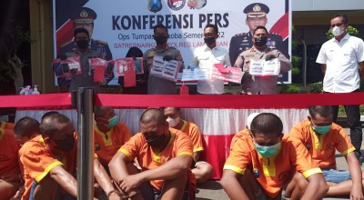 10 Hari Operasi Tumpas Narkoba, Polisi di Lamongan Ringkus 14 Tersangka